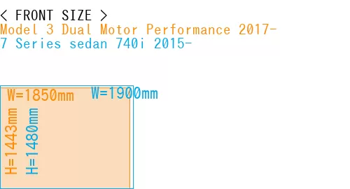 #Model 3 Dual Motor Performance 2017- + 7 Series sedan 740i 2015-
